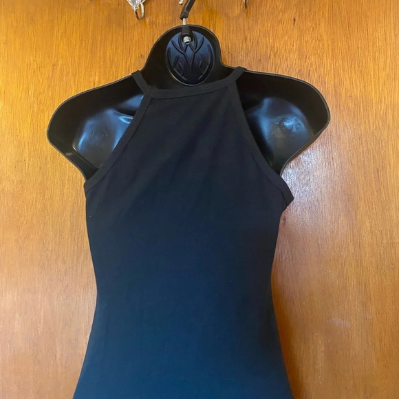 🆕 Forever Rose Couture Black Racer Back Dress with Necklace - Picture 9 of 14